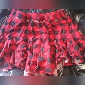 Plaid skort